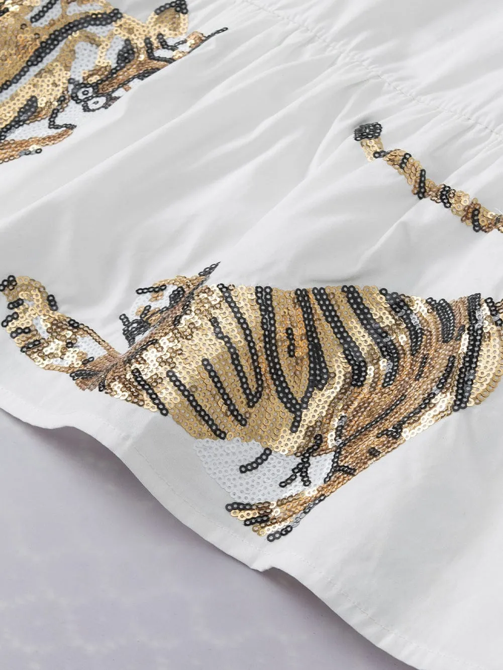Adorable Tiger Print Top