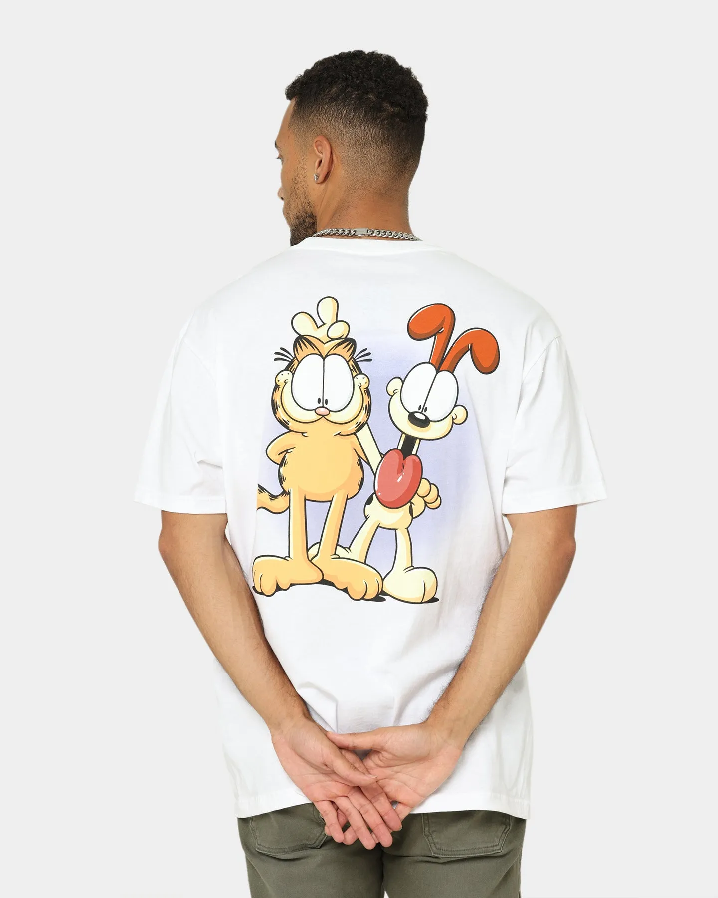 American Thrift X Garfield Best Friends T-Shirt White