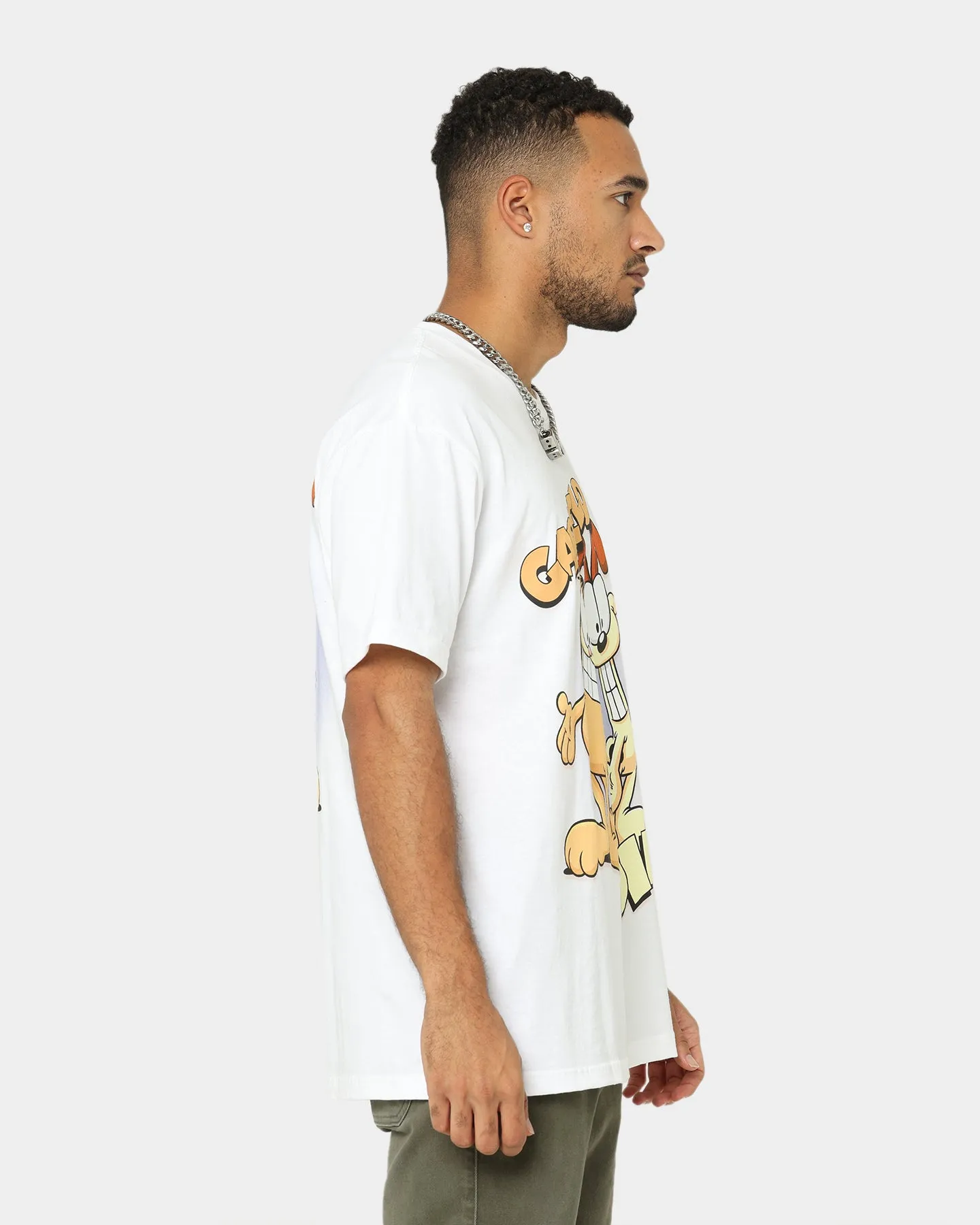 American Thrift X Garfield Best Friends T-Shirt White