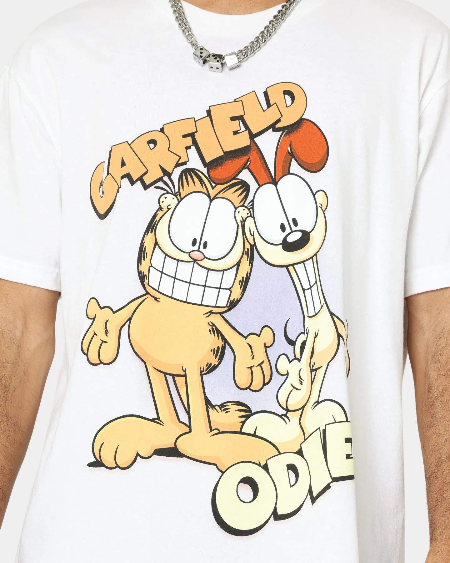 American Thrift X Garfield Best Friends T-Shirt White