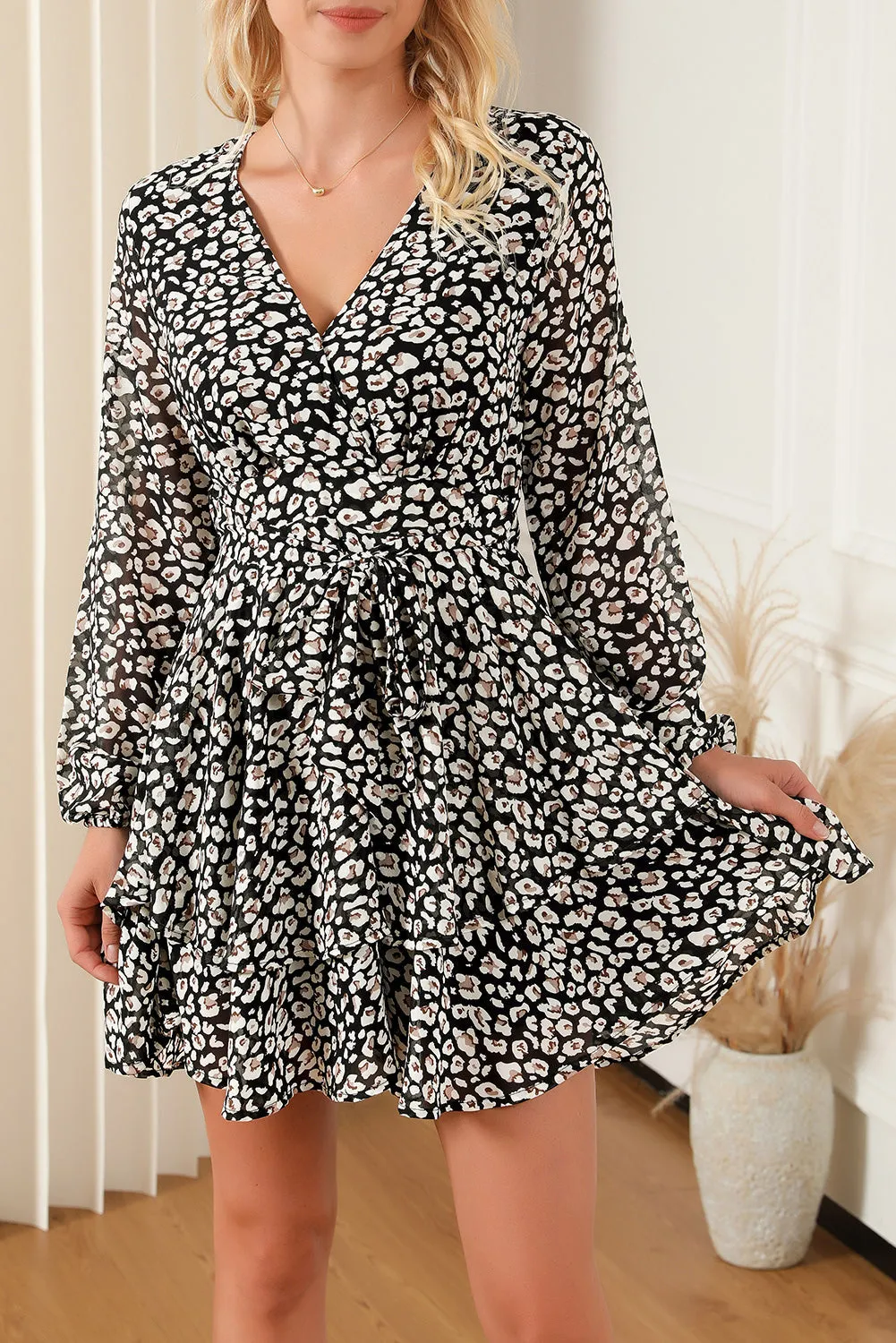 Belted Mini Dress
