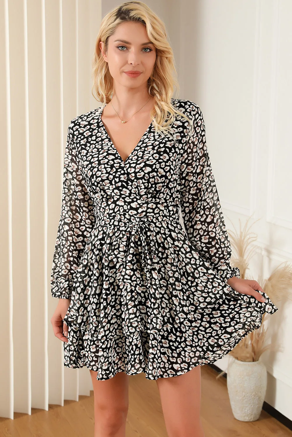 Belted Mini Dress