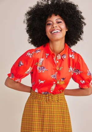 Brighter Days Puff Sleeve Shirt
