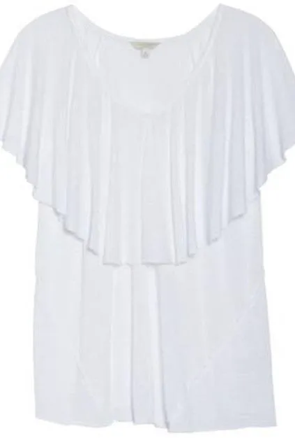 Burnout Ruffle Tee