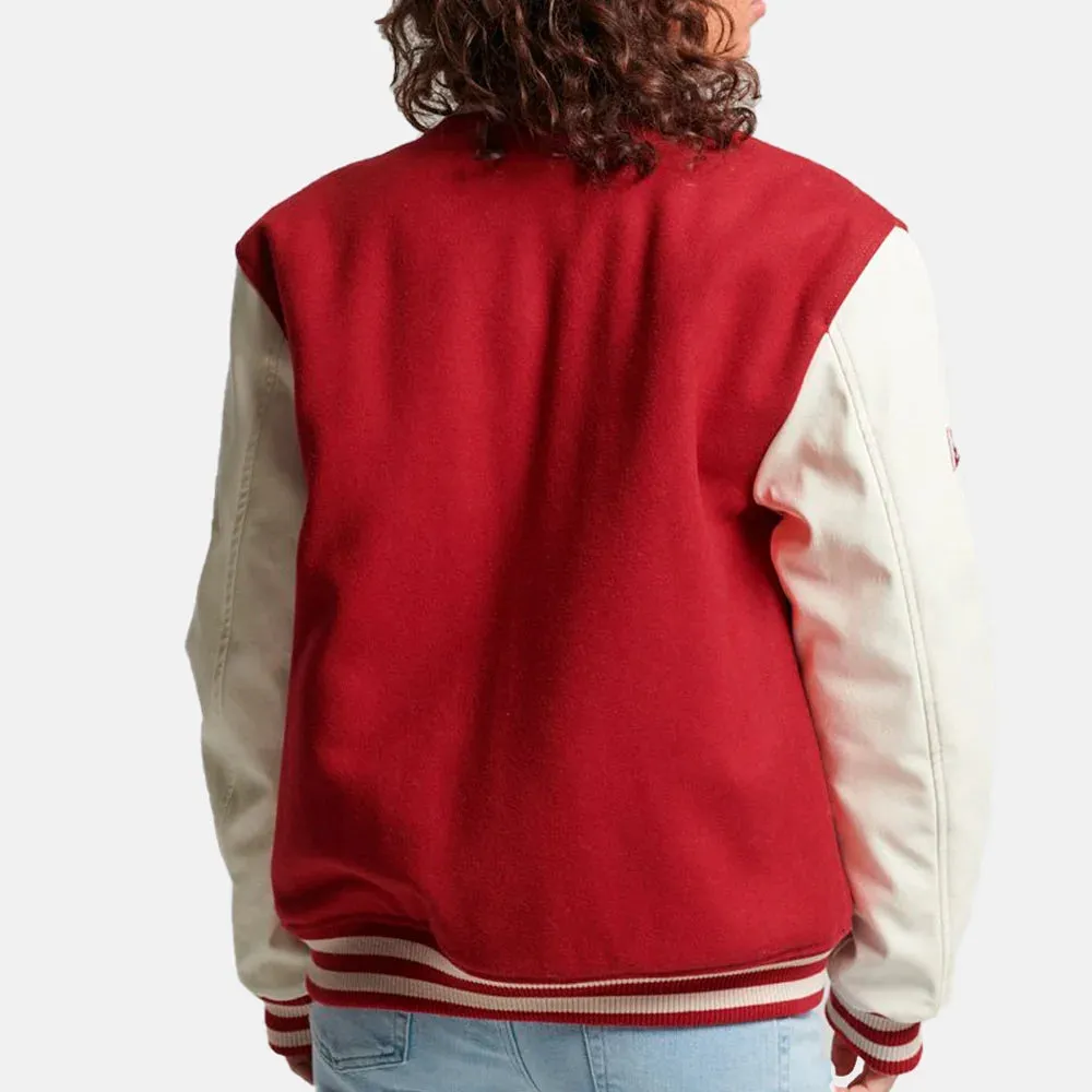 City Pulse Varsity Bomber Jacket Women's