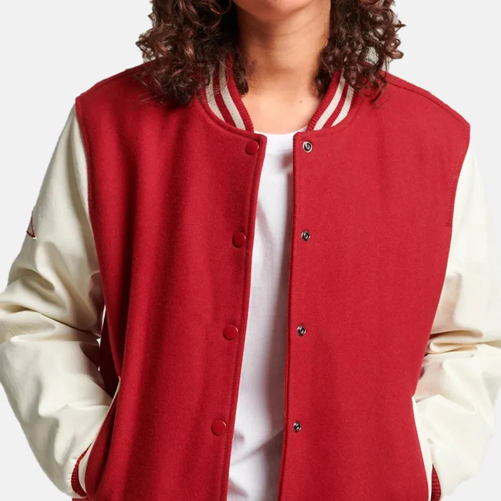 City Pulse Varsity Bomber Jacket Women's