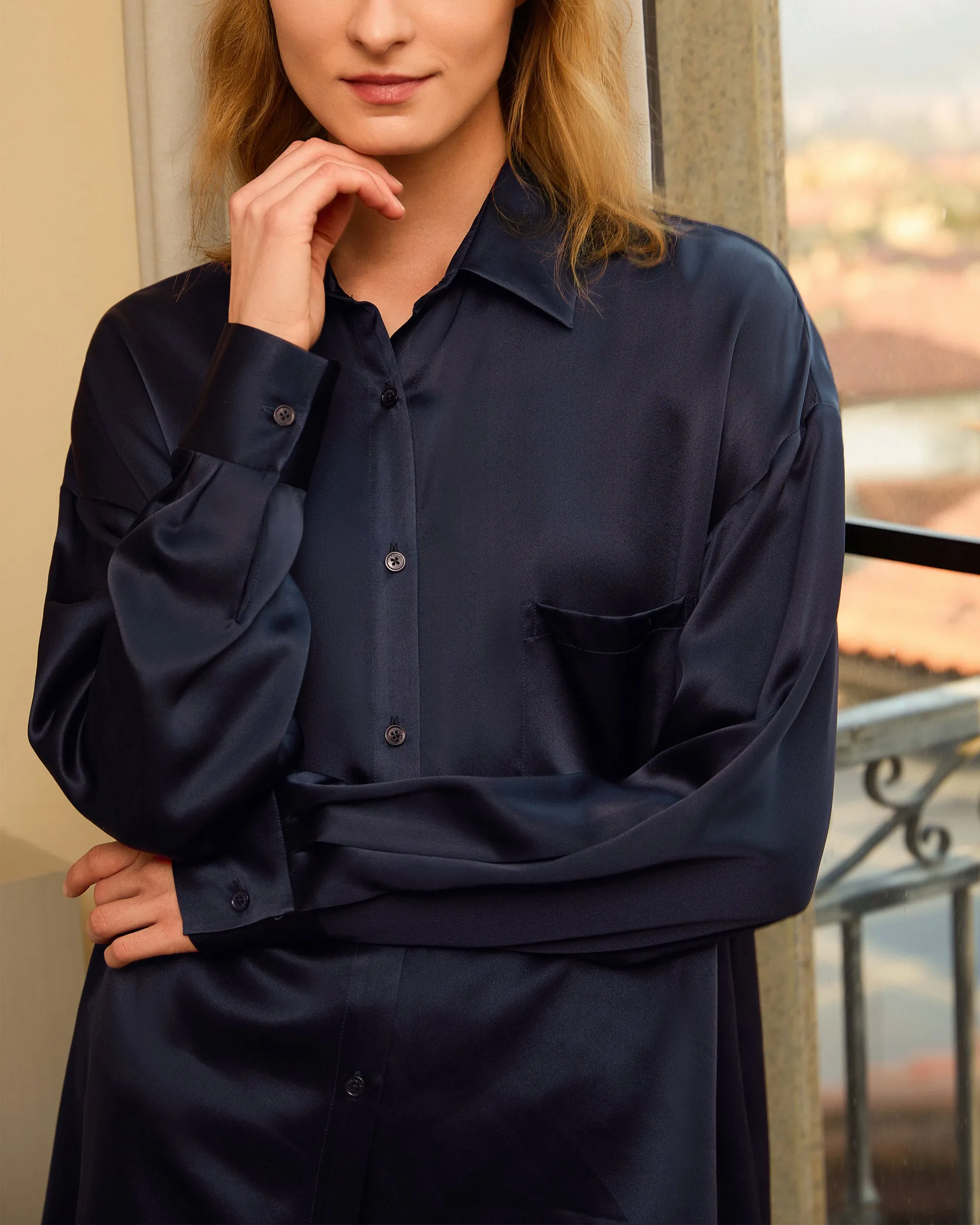 Classic Silk Nightshirt