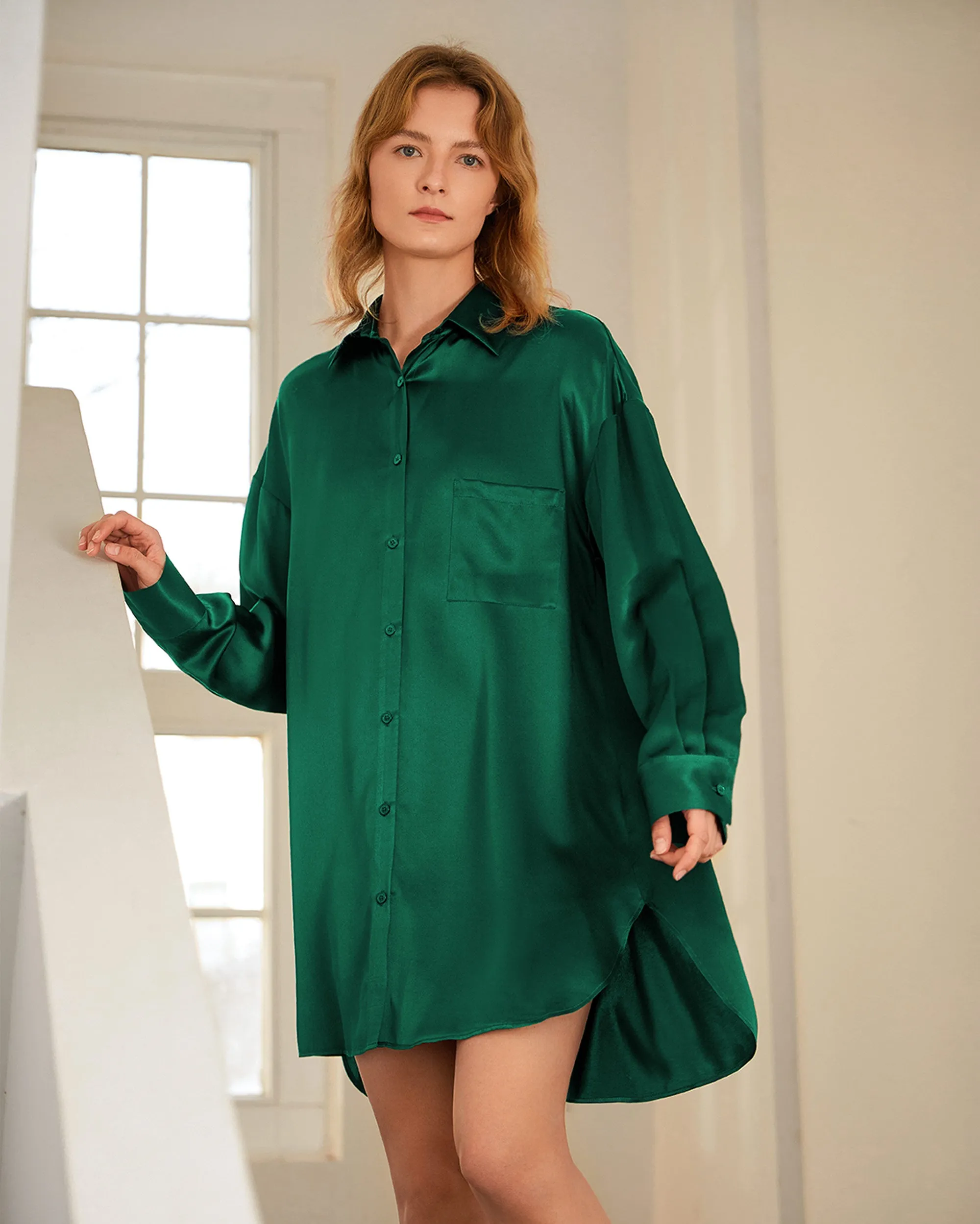 Classic Silk Nightshirt