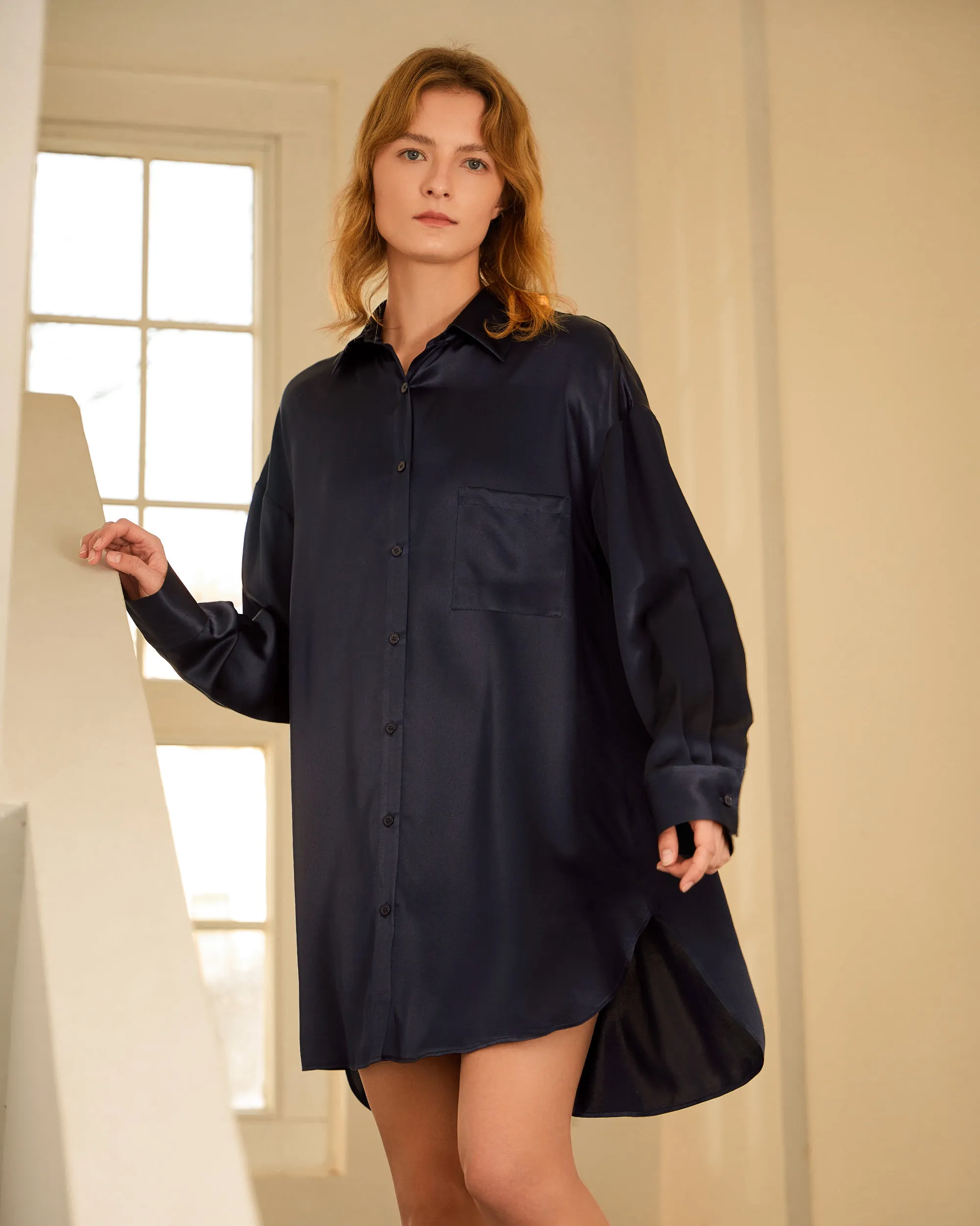Classic Silk Nightshirt