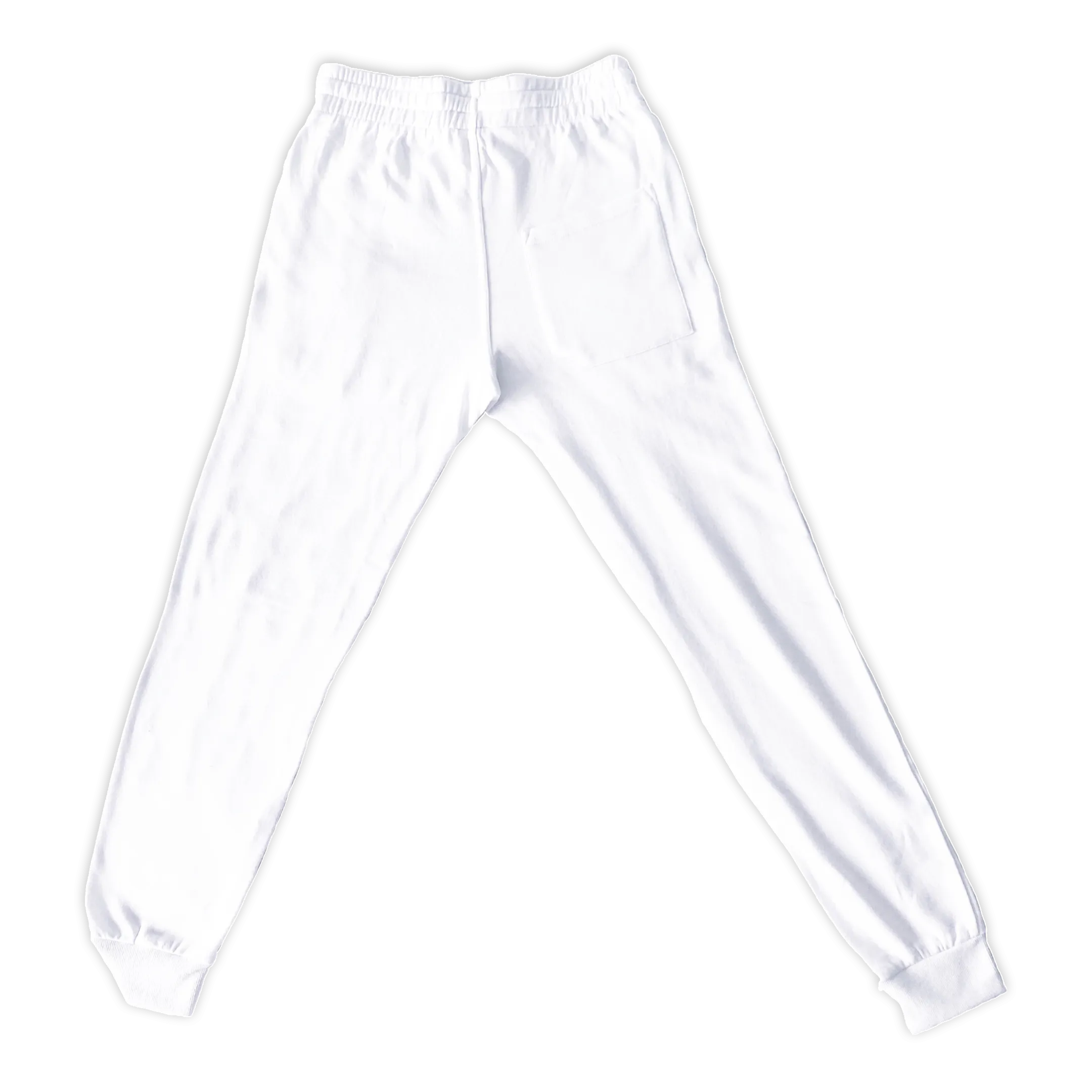 GELAREH MIZRAHI LETS ALL BE FRIENDS WHITE SWEATPANTS WITH MULTI-COLOR PRINT