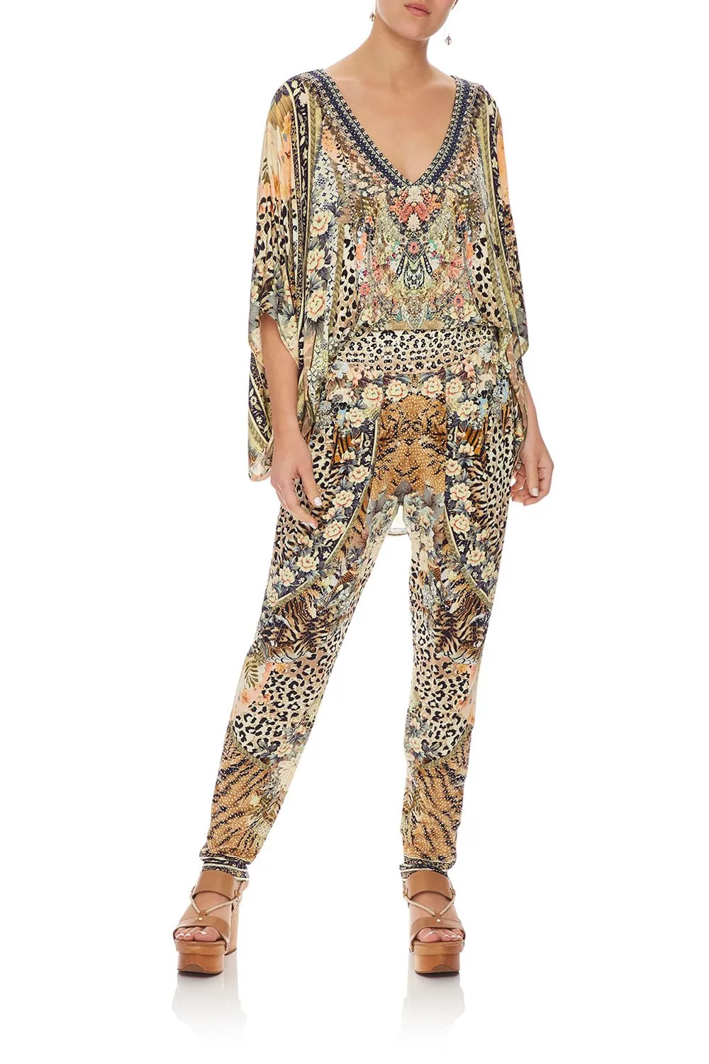 HAREM PANT WITH FRONT PLEATS MOTO MAIKO