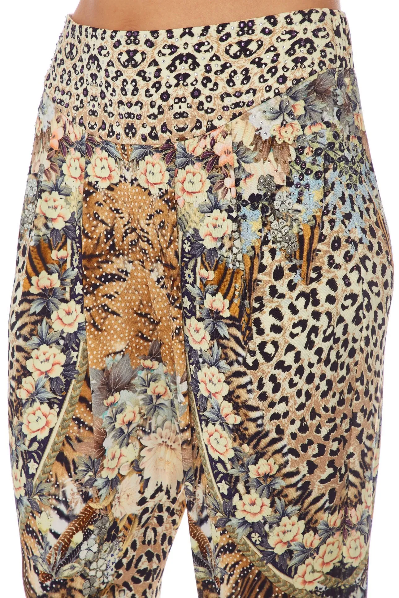 HAREM PANT WITH FRONT PLEATS MOTO MAIKO