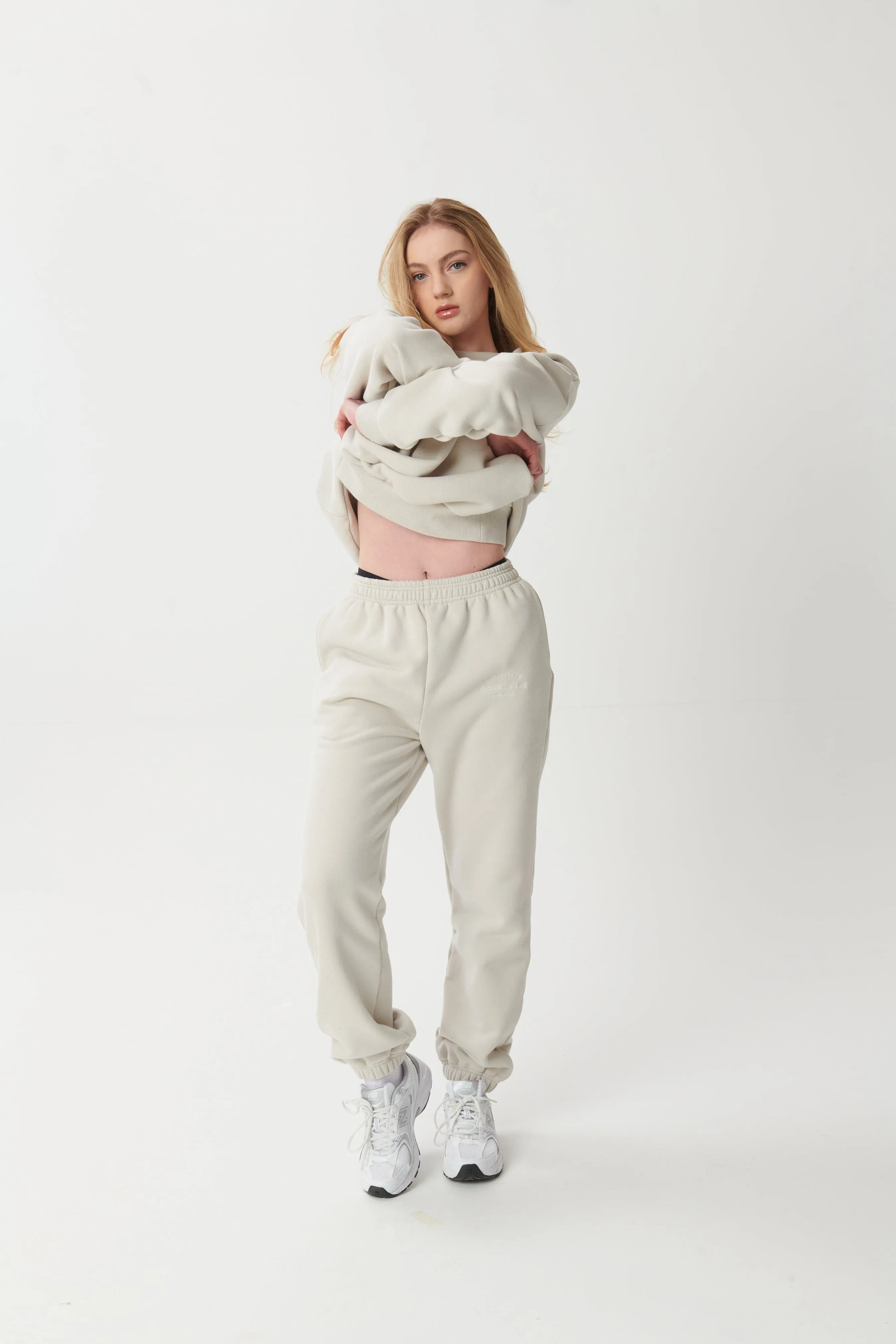 Hygge Cosy Oversized Sweatshirt - Mushroom