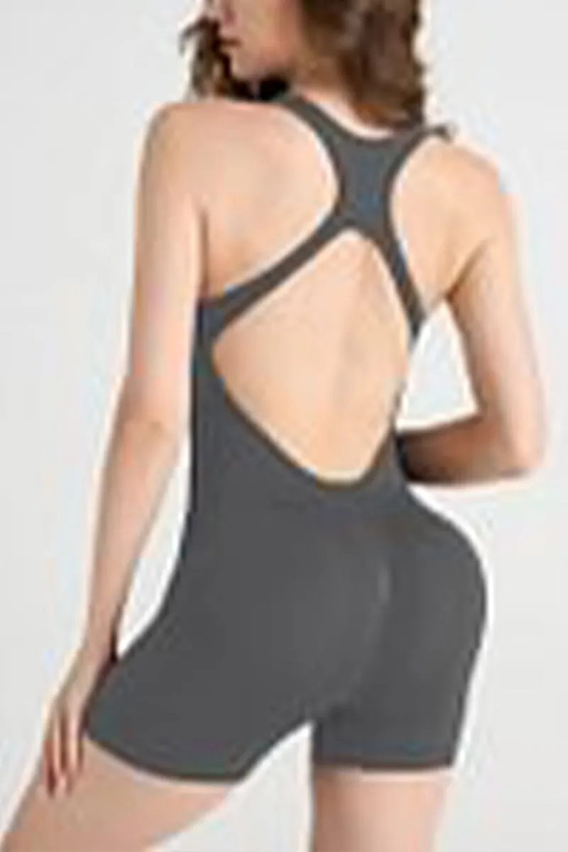 JS3519 Racer Back Rompers