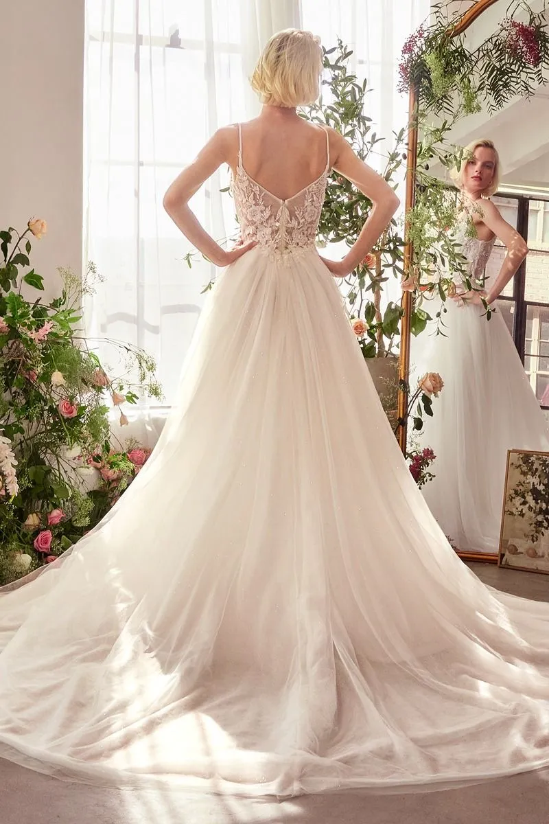 LACE & TULLE BRIDAL BALL GOWN CDWL029
