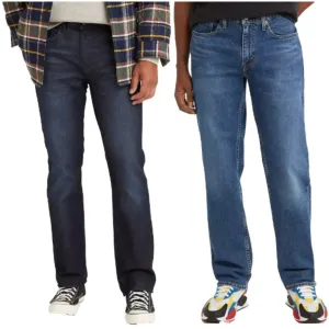 Levi's Men's 514 Jeans Assorted Blues Straight Leg Classic Denim Jeans