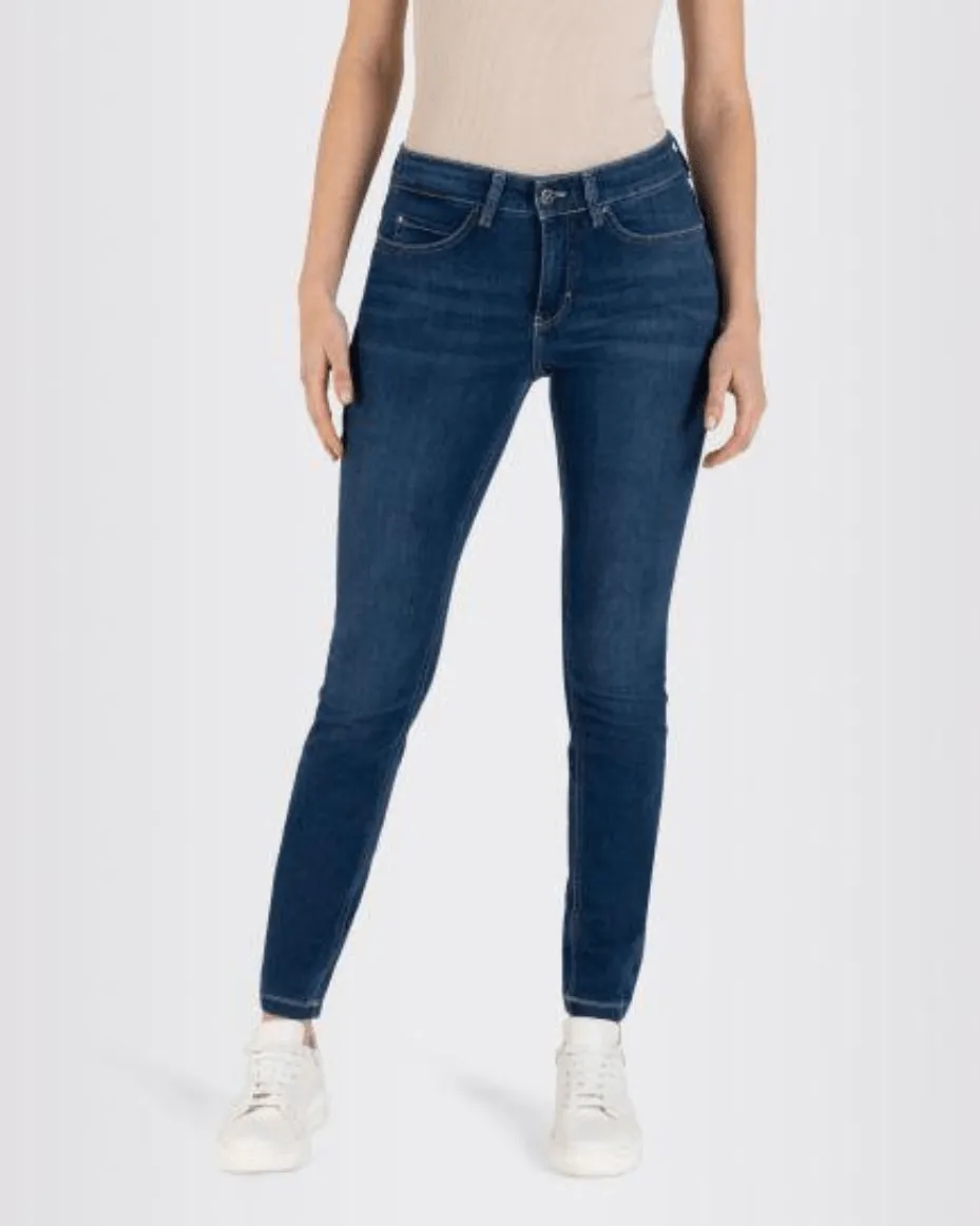 MAC Dream Skinny Jean Mid Blue Authentic Wash