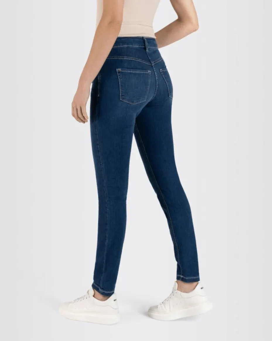 MAC Dream Skinny Jean Mid Blue Authentic Wash