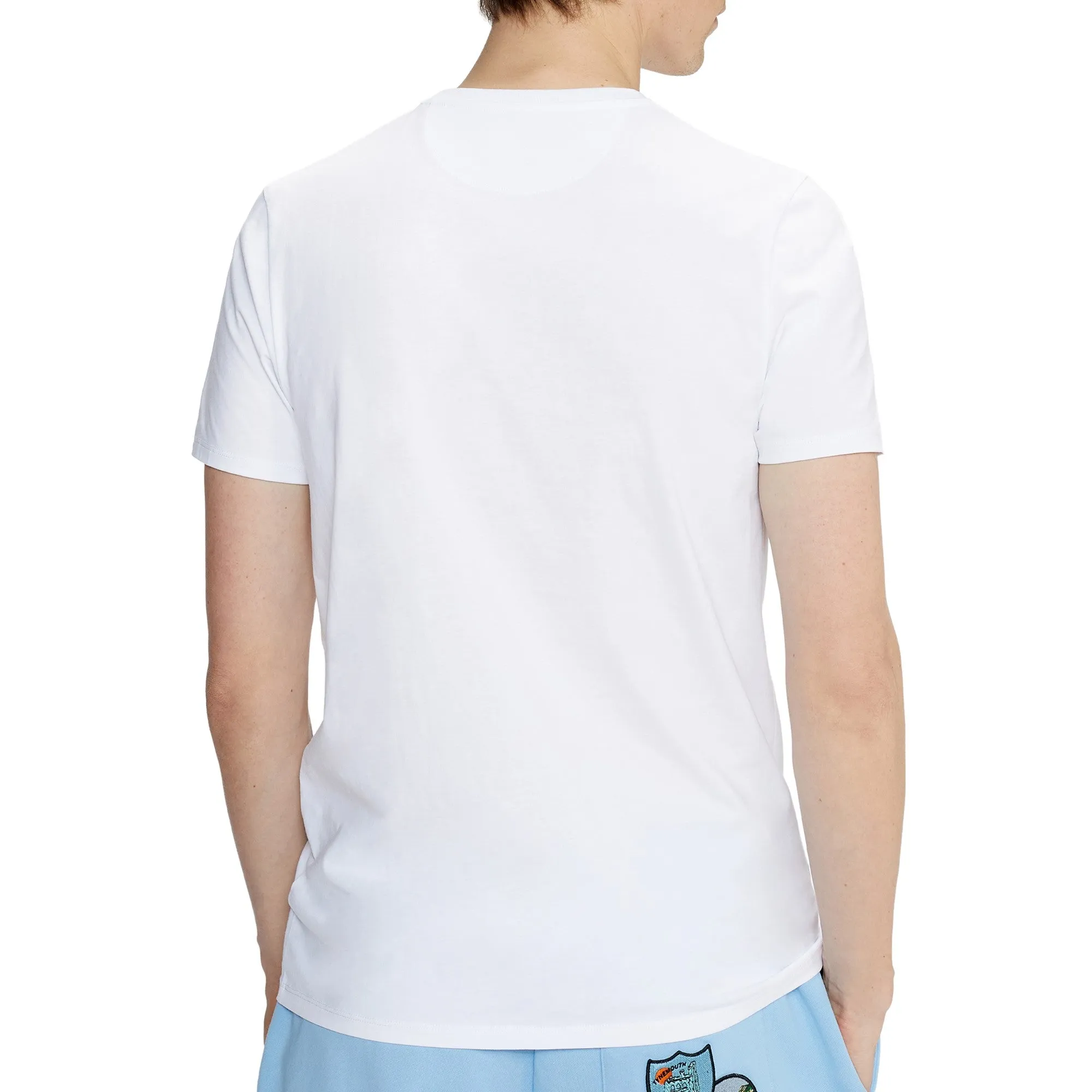 Men Mmb-Dishey-Mib Ss Ted Branded Tee - White