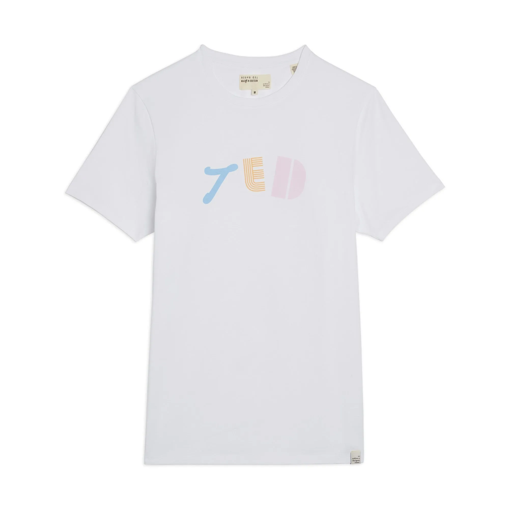 Men Mmb-Dishey-Mib Ss Ted Branded Tee - White