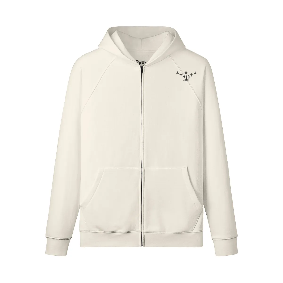 Opulwear 5 star fleece-lined zipper hoodie & sweatpants