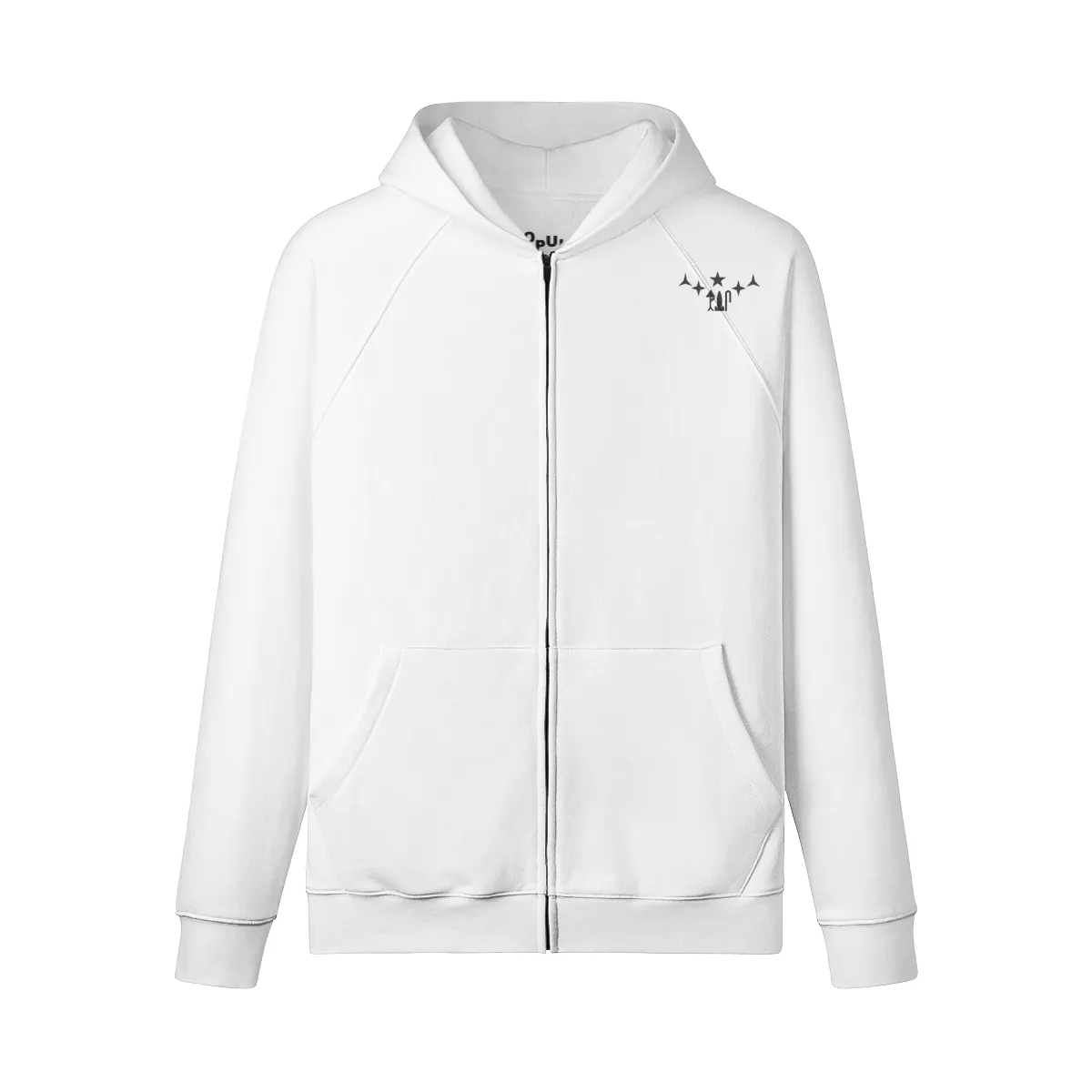 Opulwear 5 star fleece-lined zipper hoodie & sweatpants
