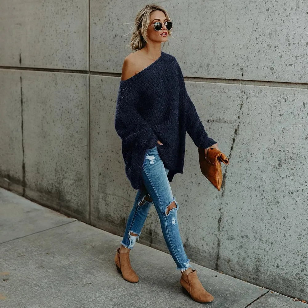OVERSIZED LONG PULLOVER