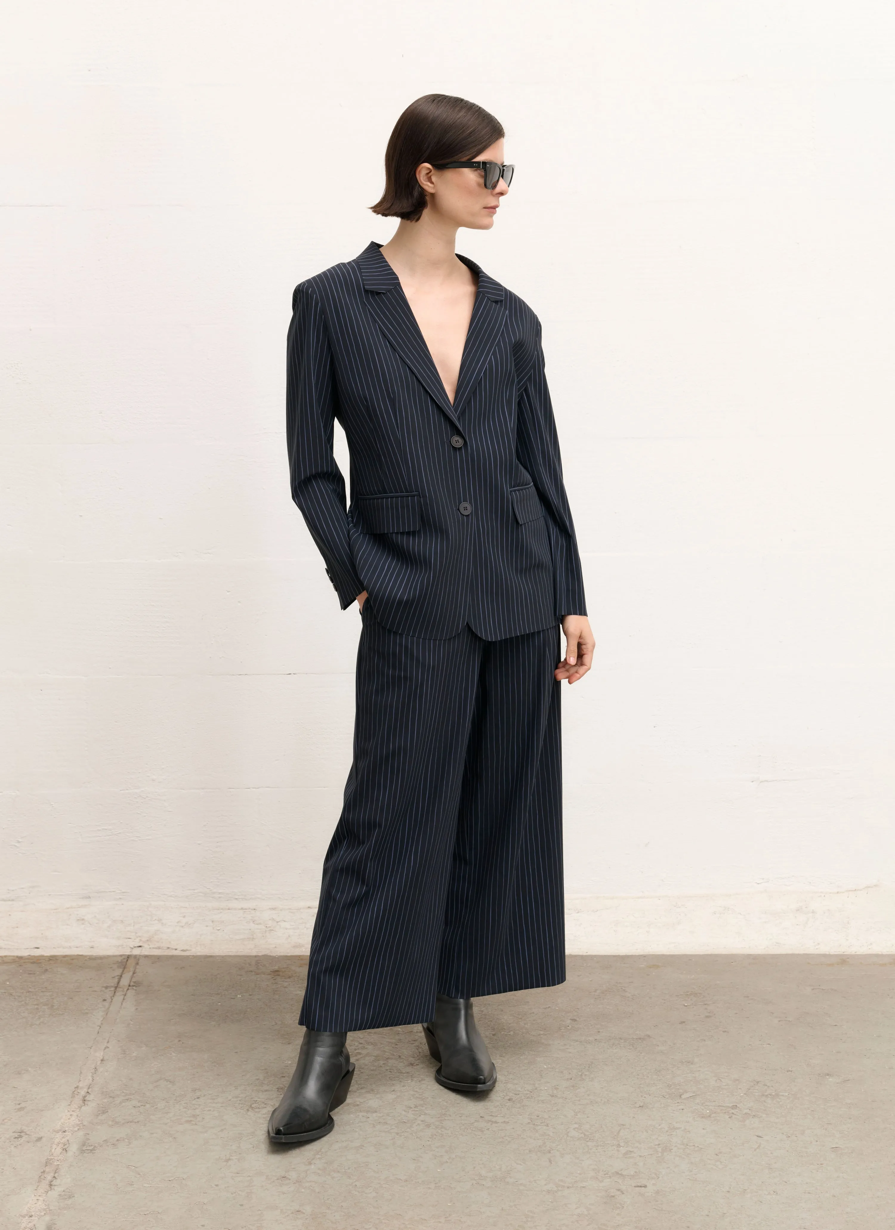 Pants | Travel Jersey | Kona | Black Blue Stripe