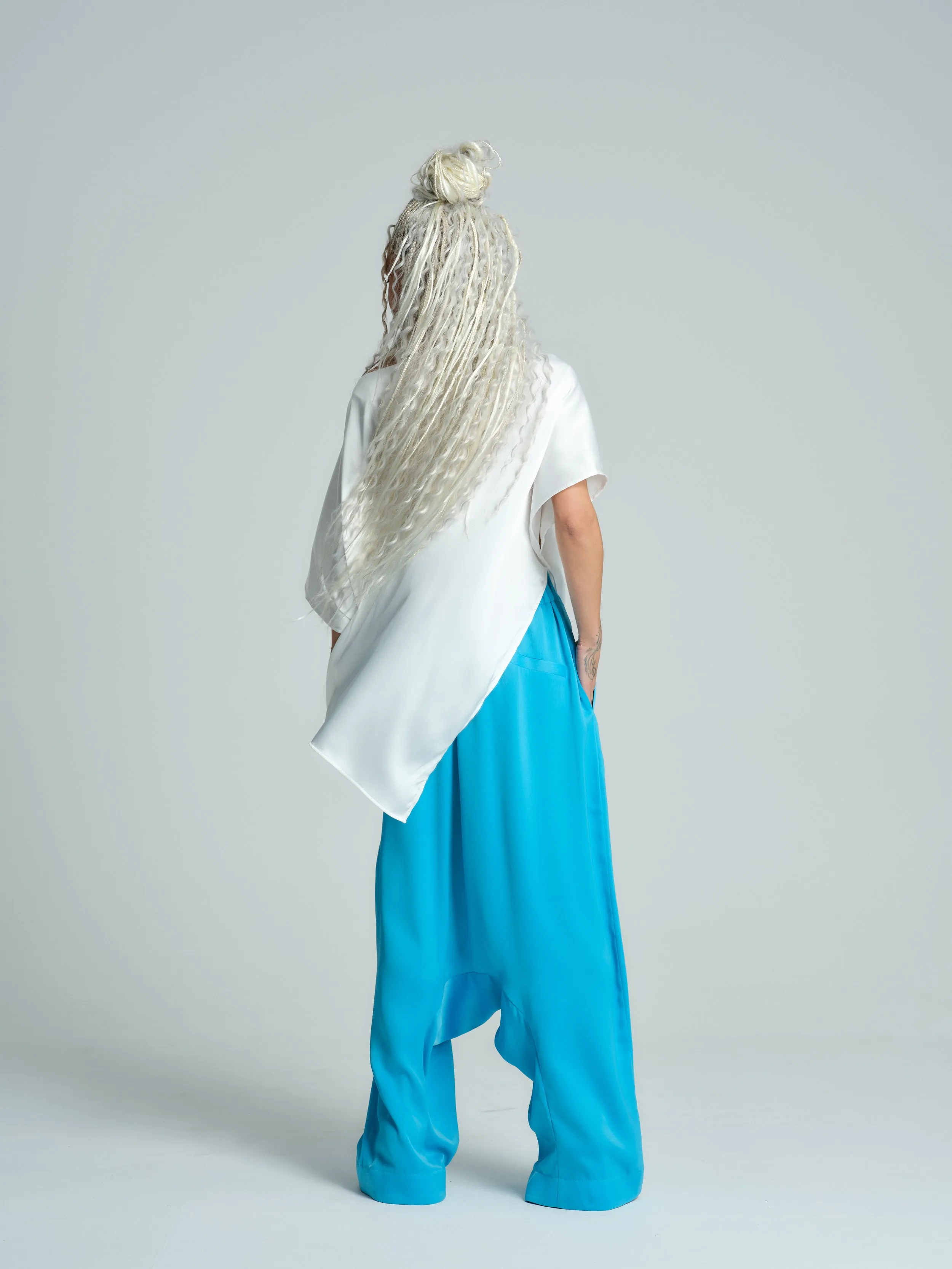 Pleated Harem Pants