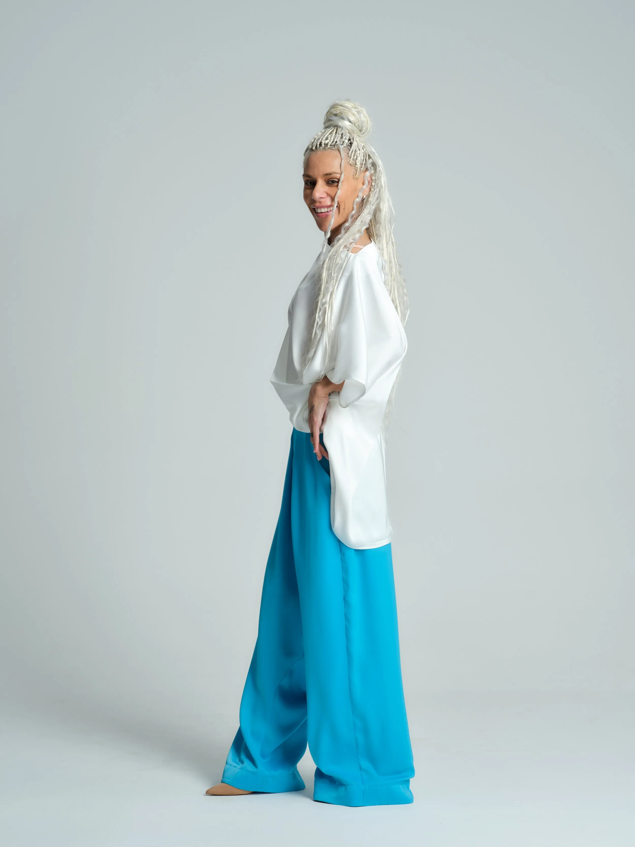 Pleated Harem Pants