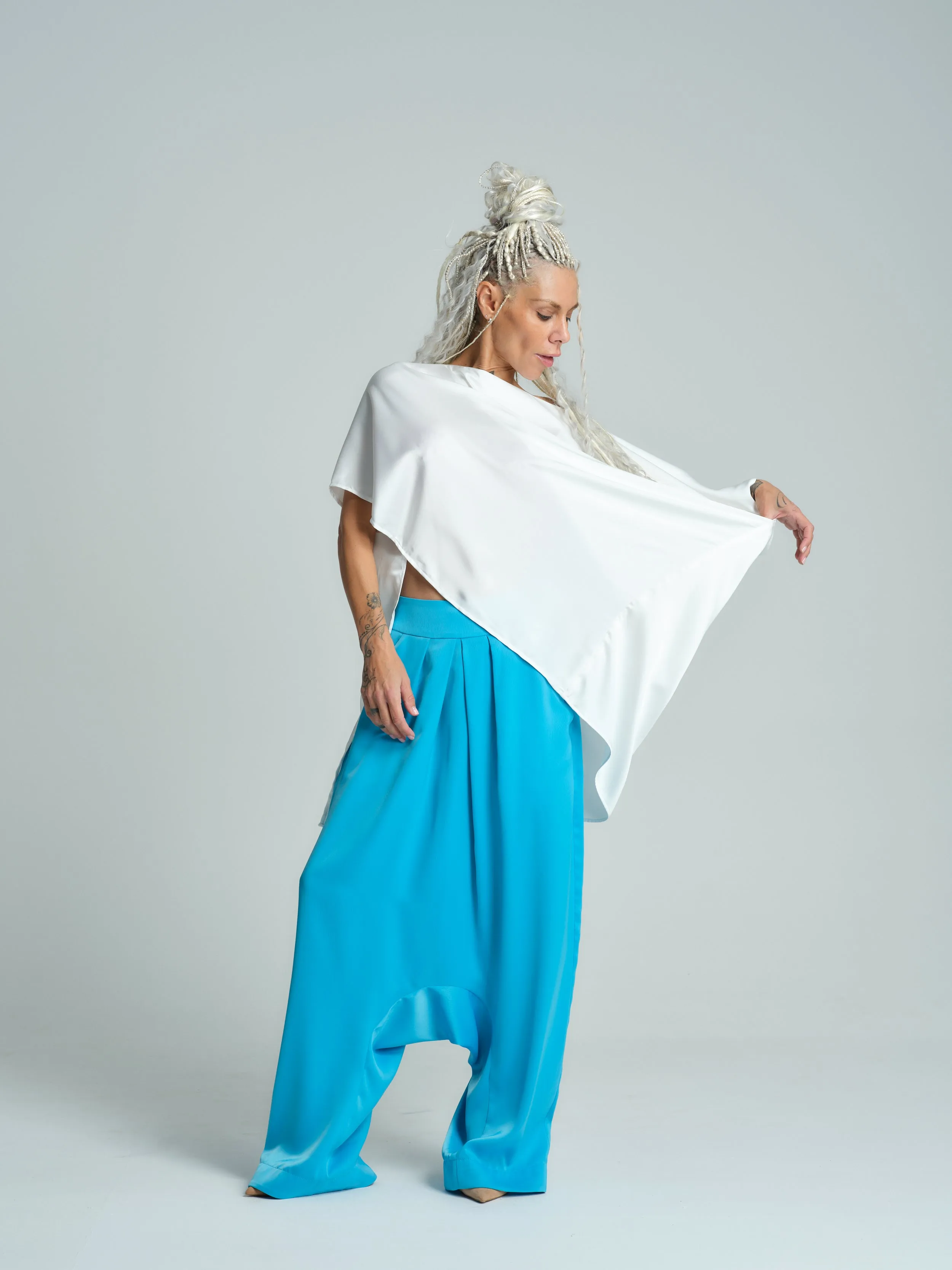 Pleated Harem Pants