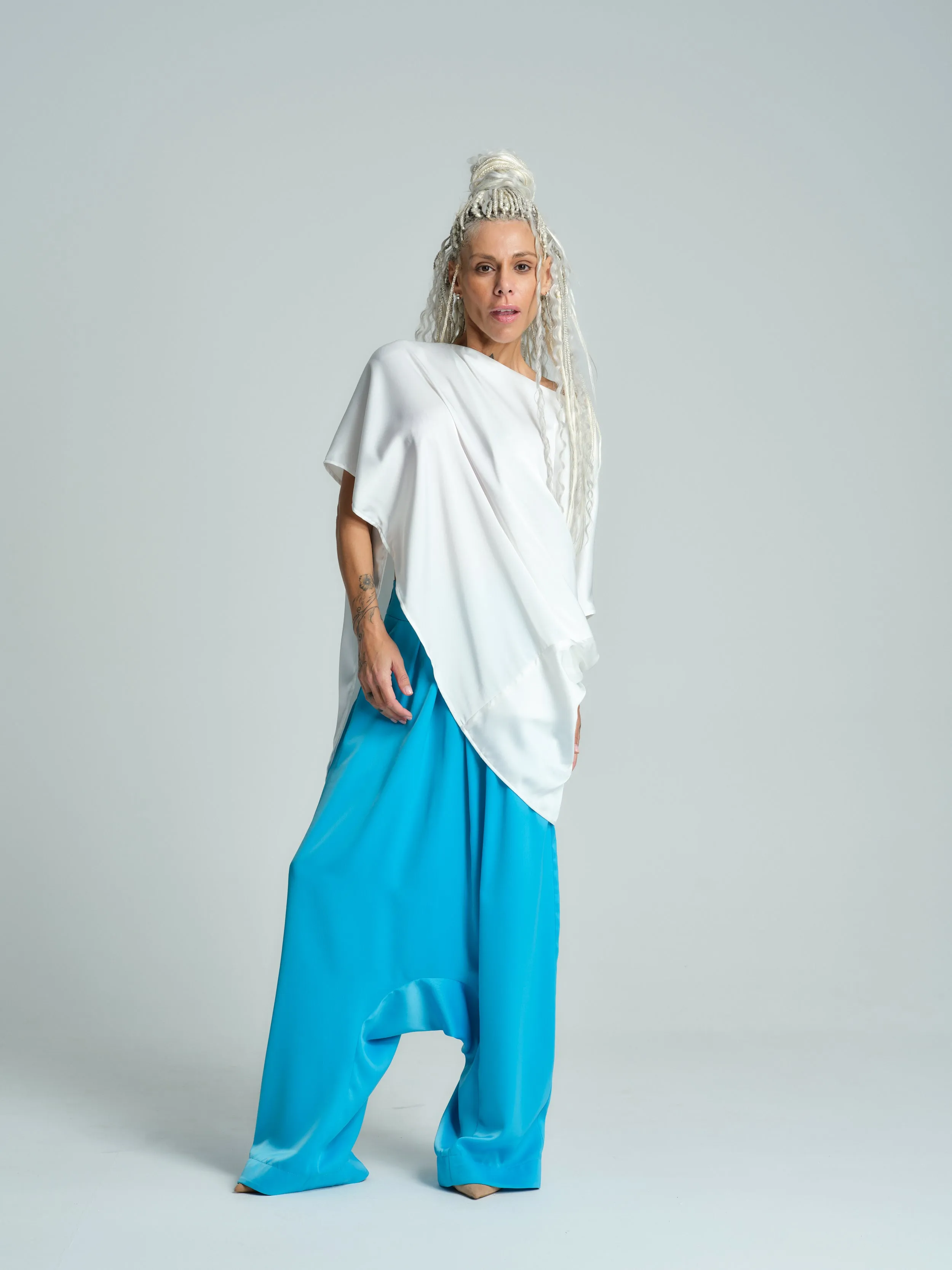 Pleated Harem Pants