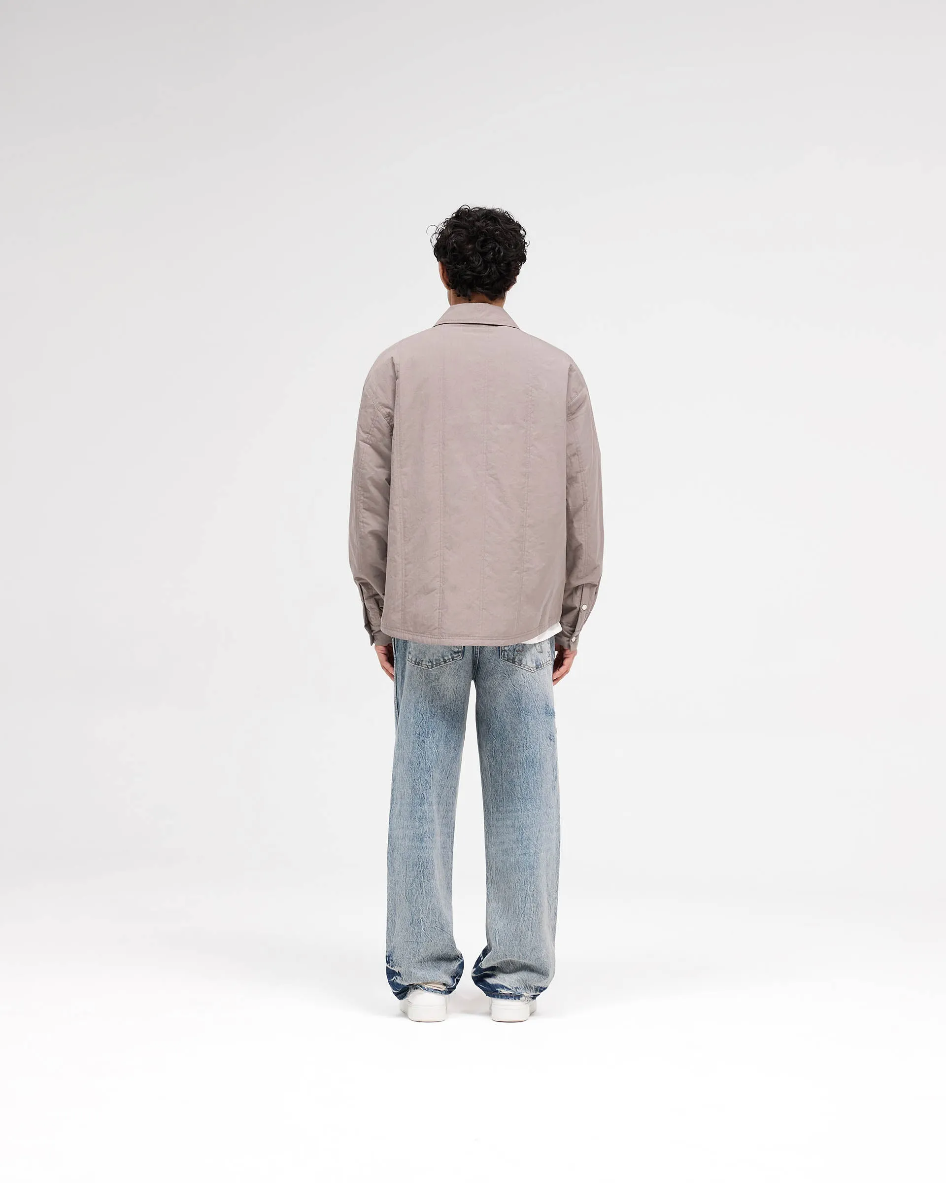 R3 Distressed Baggy Denim - Blue Cream
