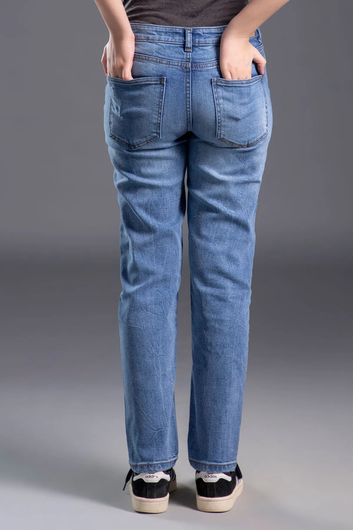 Rift Ripped Straight Jeans