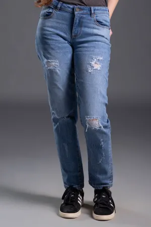 Rift Ripped Straight Jeans