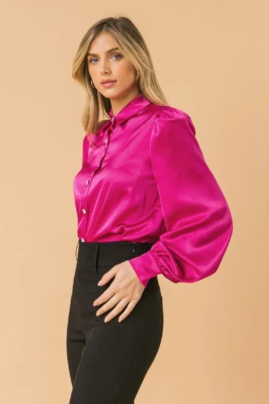 She’s Jealous Satin Top