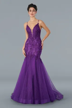 Stella Couture 22043 Long Shimmer Mermaid Prom Dress Pageant Gown Bridal Wedding