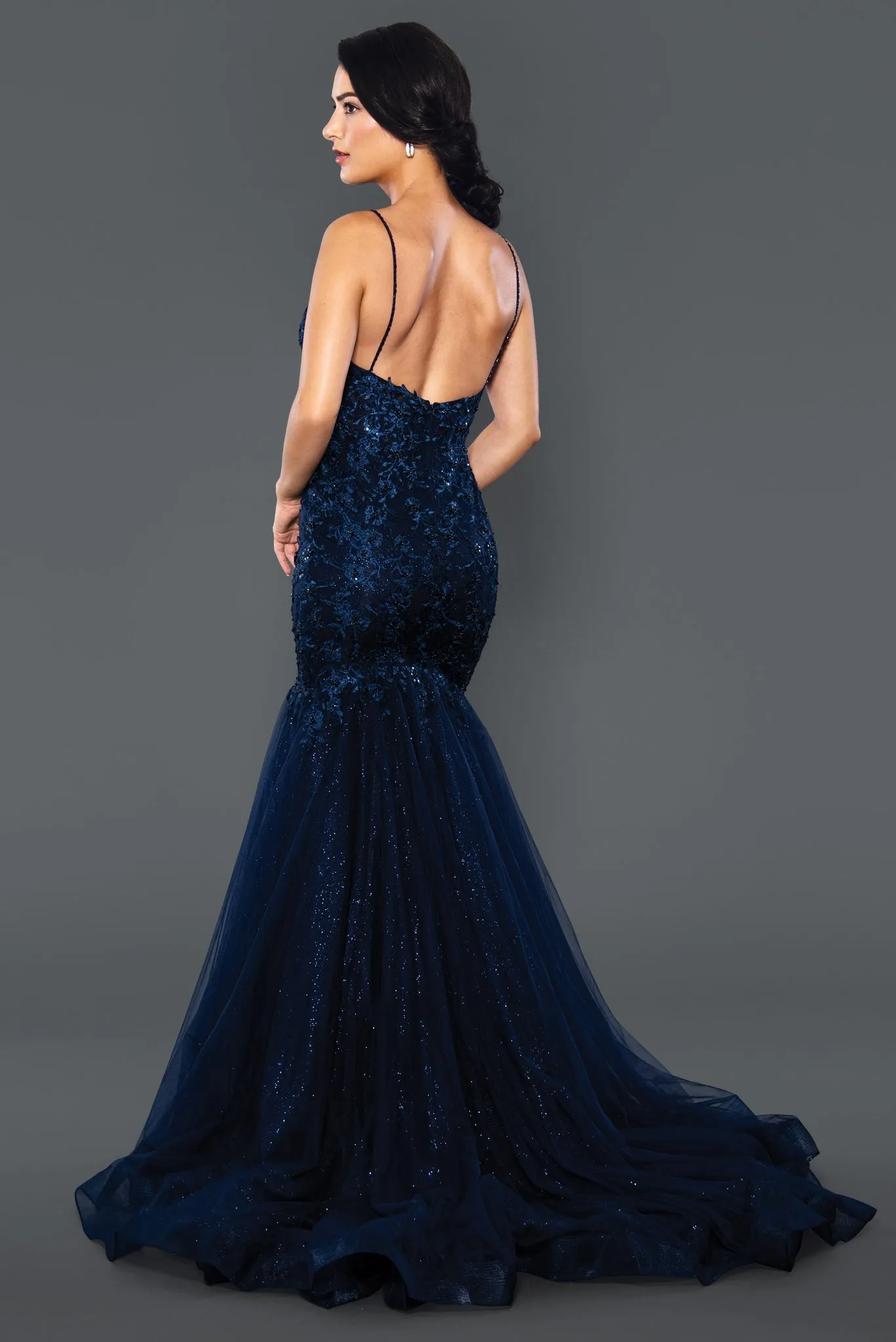 Stella Couture 22043 Long Shimmer Mermaid Prom Dress Pageant Gown Bridal Wedding
