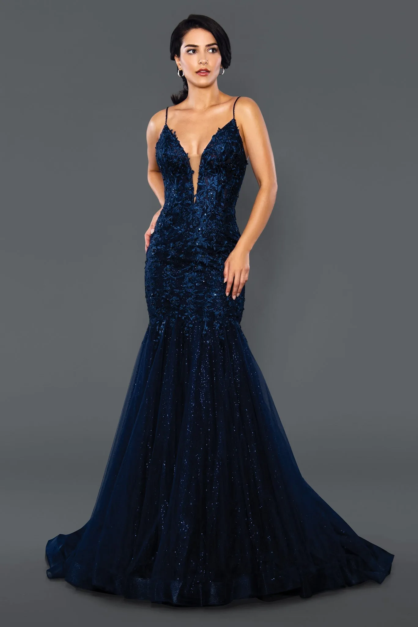 Stella Couture 22043 Long Shimmer Mermaid Prom Dress Pageant Gown Bridal Wedding