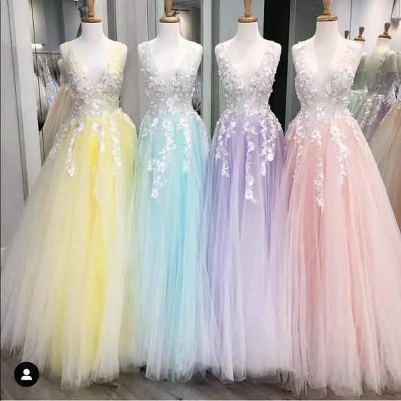 Tulle Sleeveless A-line Gown by Jovani 55634