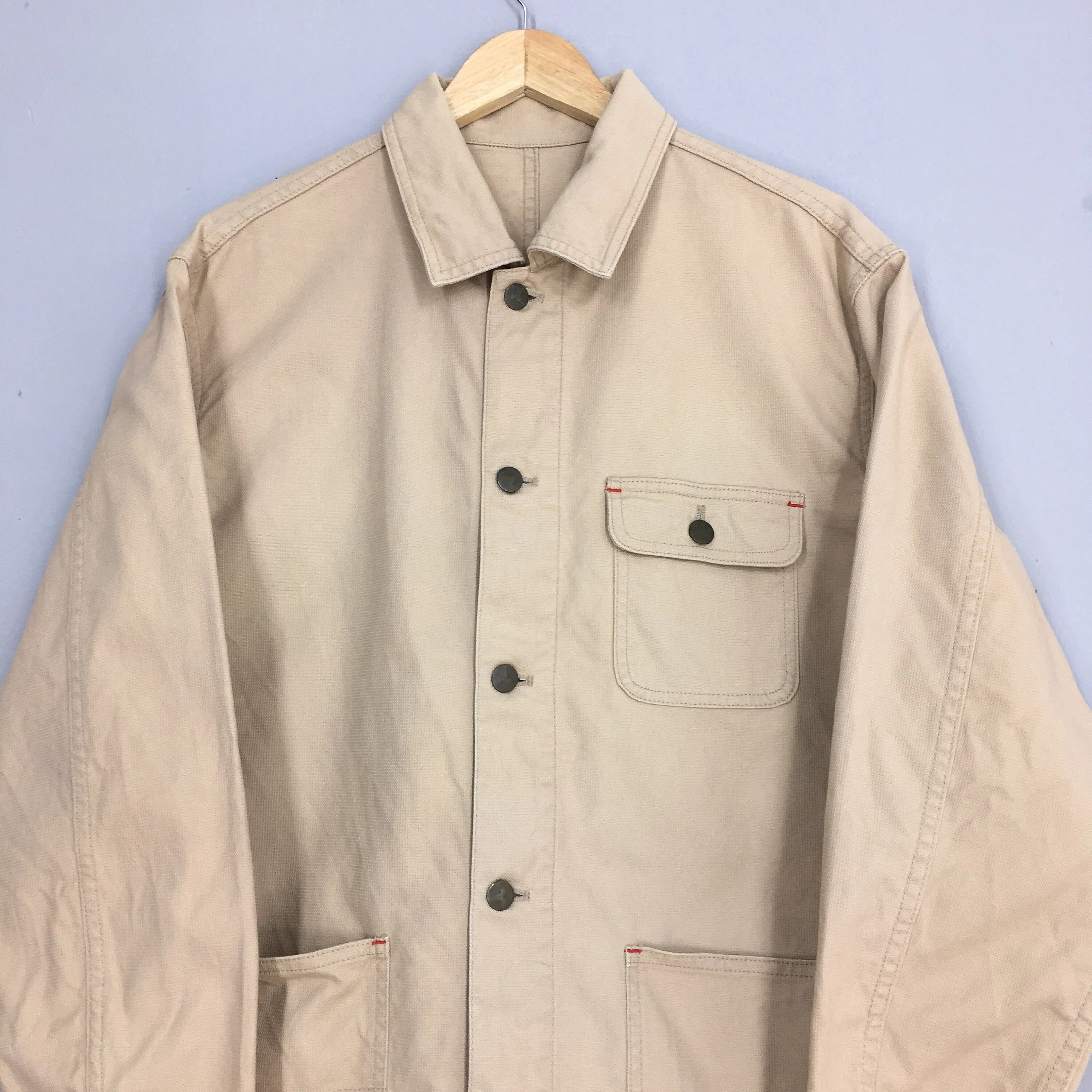 Workers Jeans Casual Denim Jacket Large